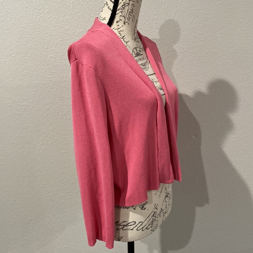Hugo Boss Fine Ribbed Open Cardigan Sweater - Picture 6 of 7